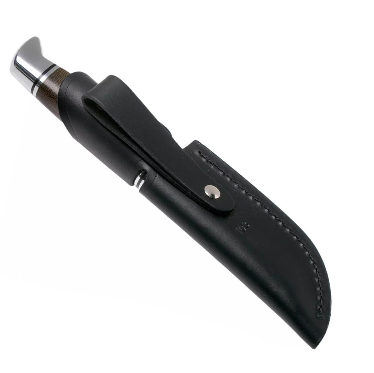 Cuchillo skinner con hoja fija de 10,2 cm Buck 103 Pro Skinner con mango de micarta 0103GRS1