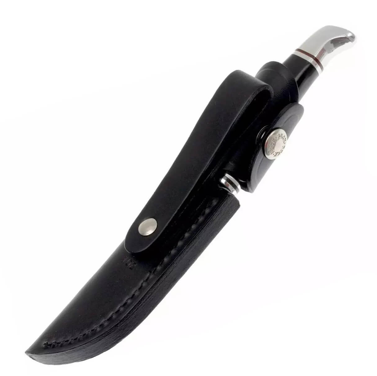 Cuchillo de caza con hoja fija de 12,7 cm Buck 105 Pathfinder con mango de phenol negro 0105BKS