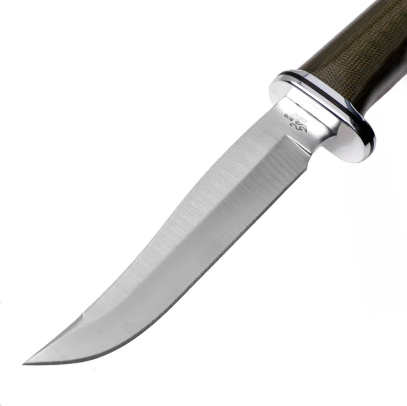 Cuchillo de caza con hoja fija de 12,7 cm Buck 105 Pathfinder pro con mango de micarta 0105GRS1