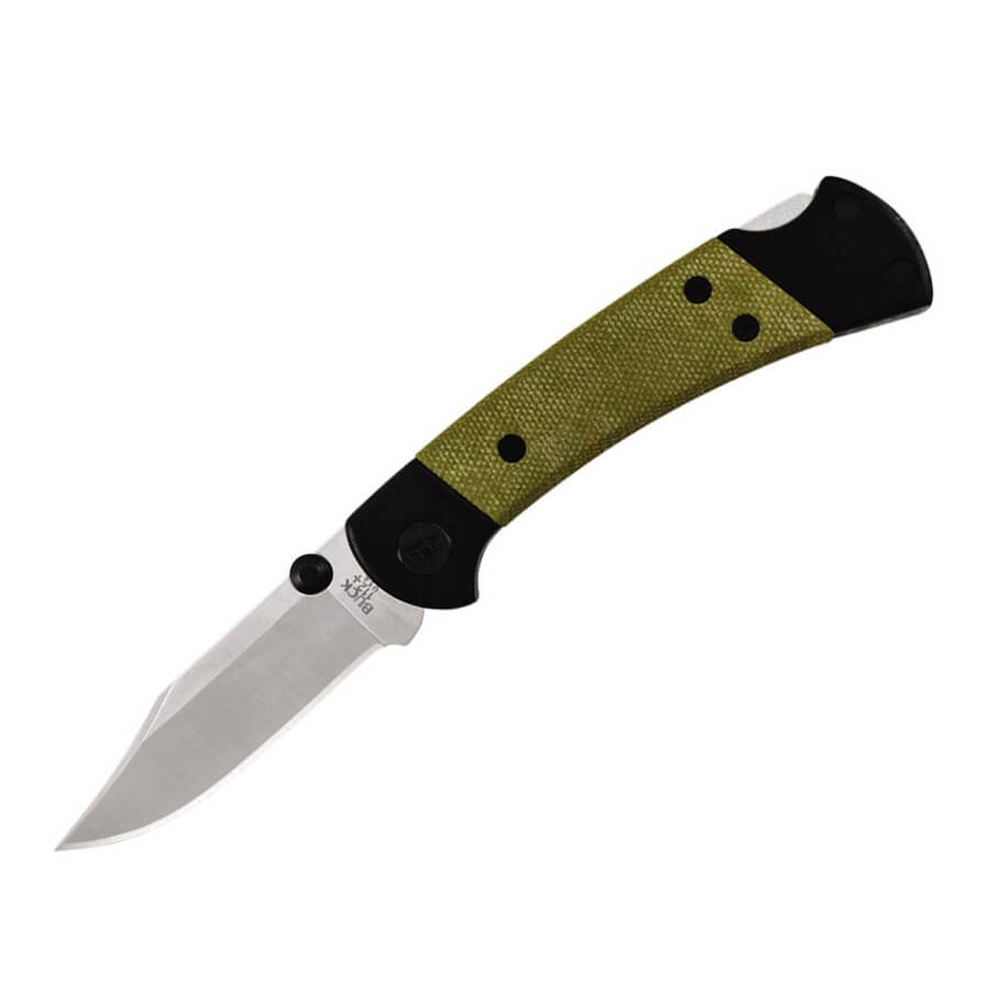 Navaja EDC Buck ranger sport pro 0112GRS5 con mango negro y verde