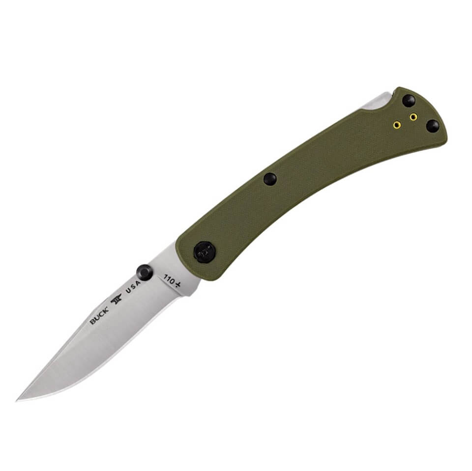 Navaja EDC Buck Folding hunter Slim Pro TRX G10 verde 0110GRS3