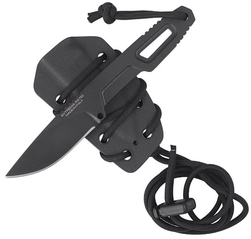 Faca de mato Extrema Ratio SATRE BLACK. Aço Böhler e lâmina de 7 cm.