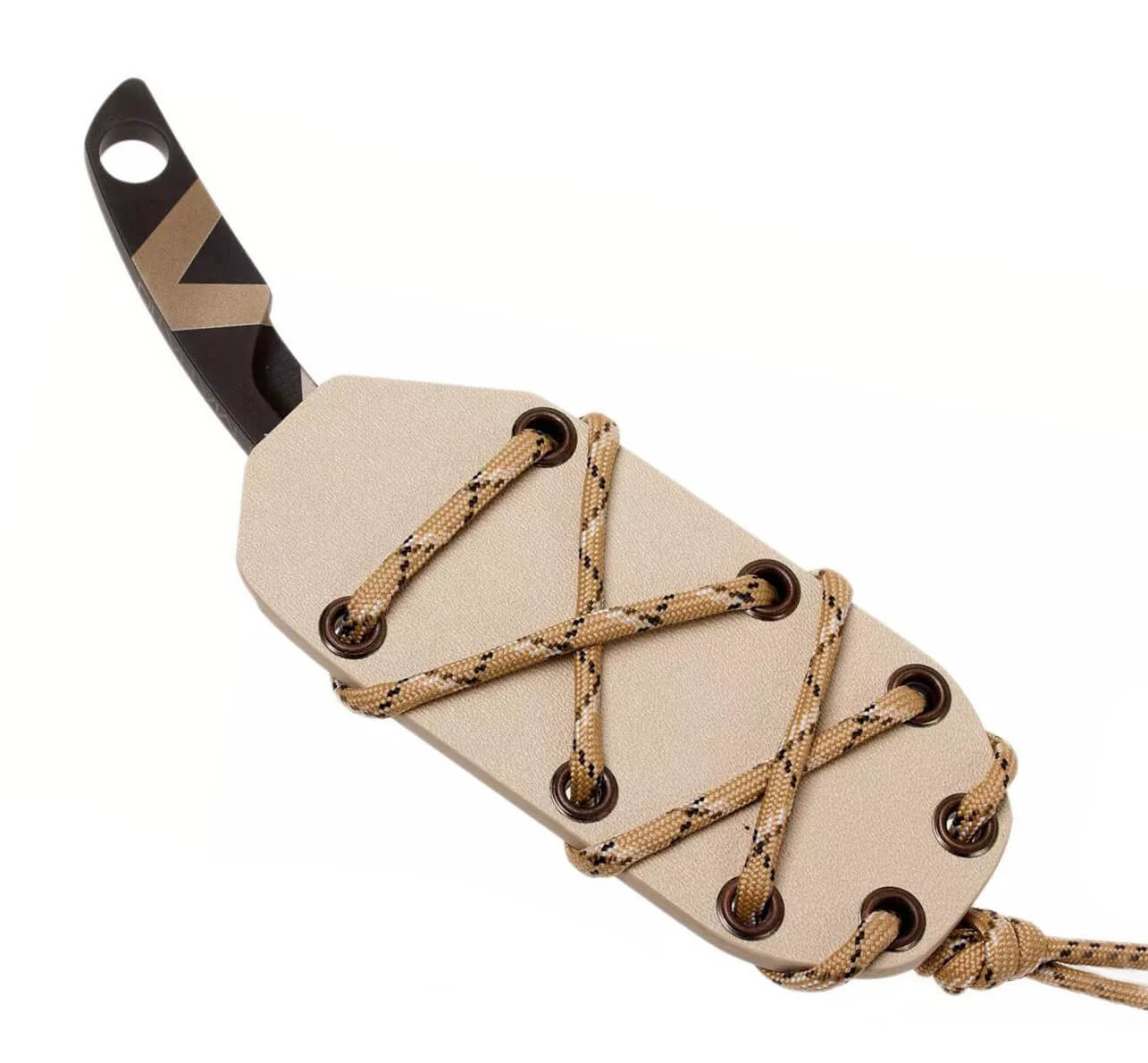 Cuchillo de cuello N.K.3 DESERT WARFARE de Extrema Ratio. Hoja de 7 cm y funda de kydex.