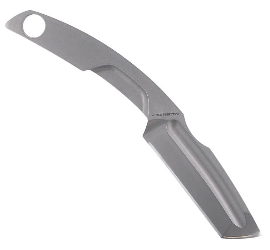 N.K.3 STONE WASHED faca de pescoço da Extrema Ratio. Lâmina de 7 cm e bainha em kydex.