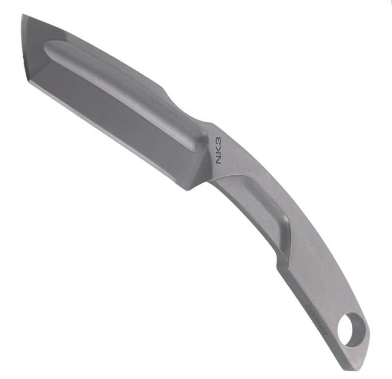 N.K.3 STONE WASHED faca de pescoço da Extrema Ratio. Lâmina de 7 cm e bainha em kydex.