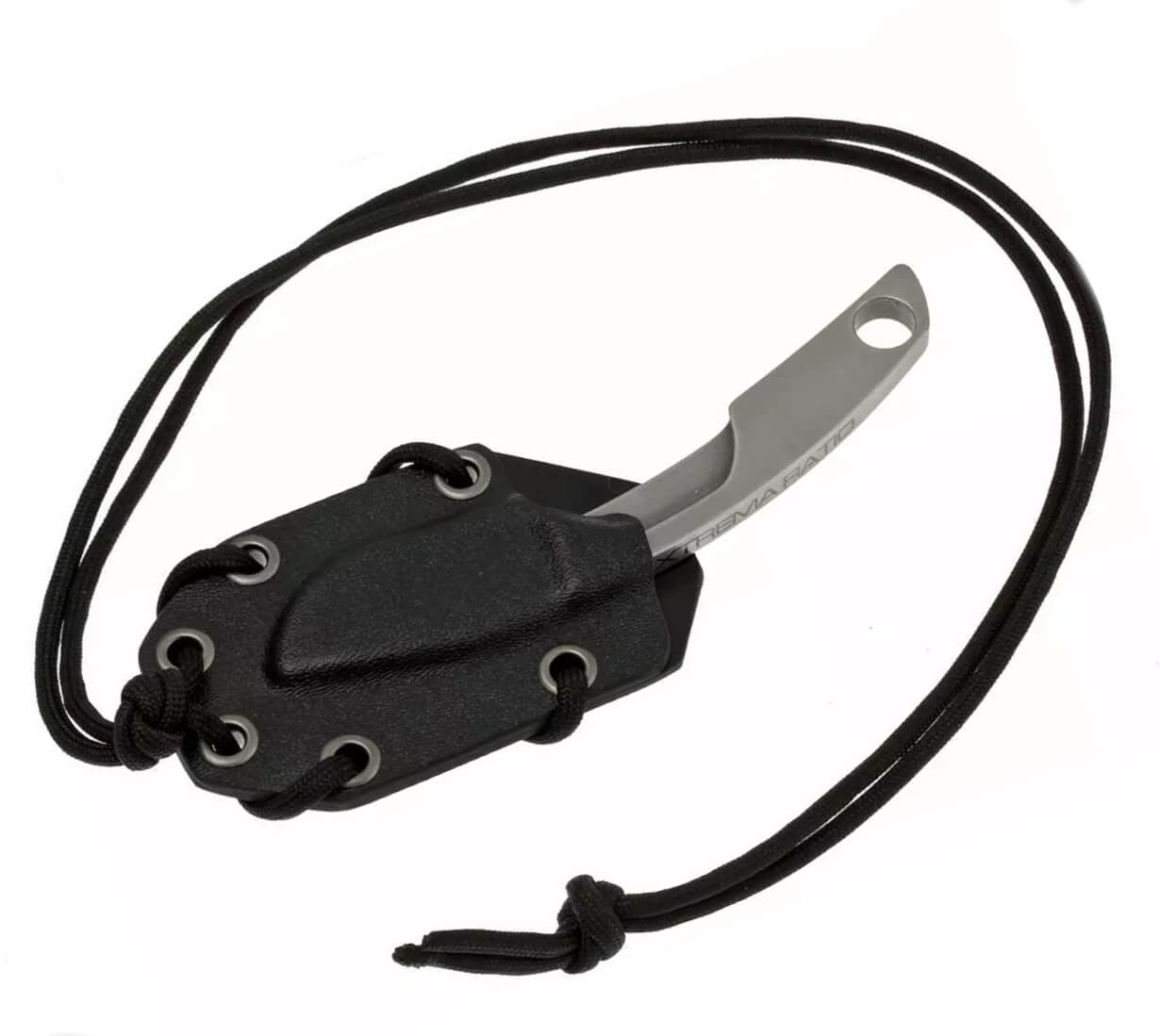 N.K.1 DESERT WARFARE faca de pescoço da Extrema Ratio. Lâmina de 5 cm e bainha em kydex.