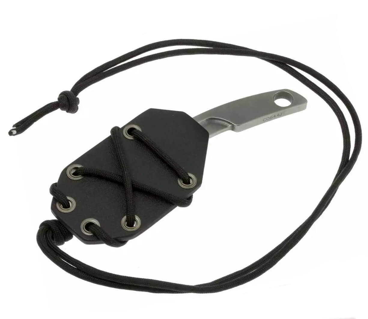 N.K.1 DESERT WARFARE faca de pescoço da Extrema Ratio. Lâmina de 5 cm e bainha em kydex.