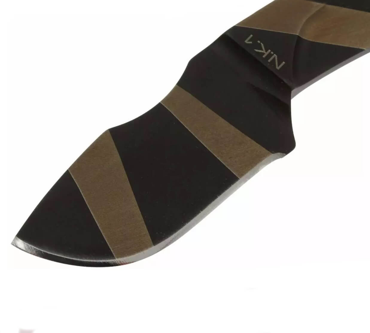 N.K.1 STONE WASHED faca de pescoço da Extrema Ratio. Lâmina de 5 cm e bainha em kydex.