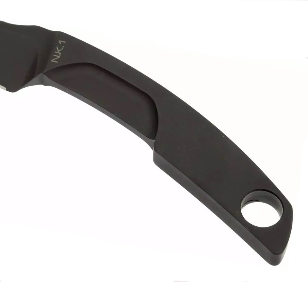 Cuchillo de cuello N.K.1 BLACK de Extrema Ratio. Hoja de 5 cm y funda de kydex.