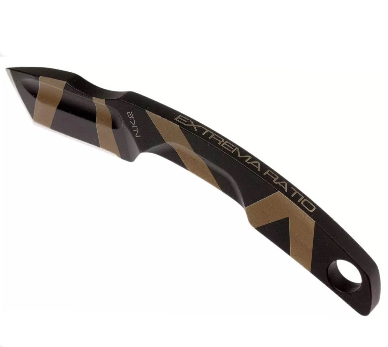 Cuchillo de cuello N.K.2  DESERT WARFARE de Extrema Ratio. Hoja de 5 cm y funda de kydex.