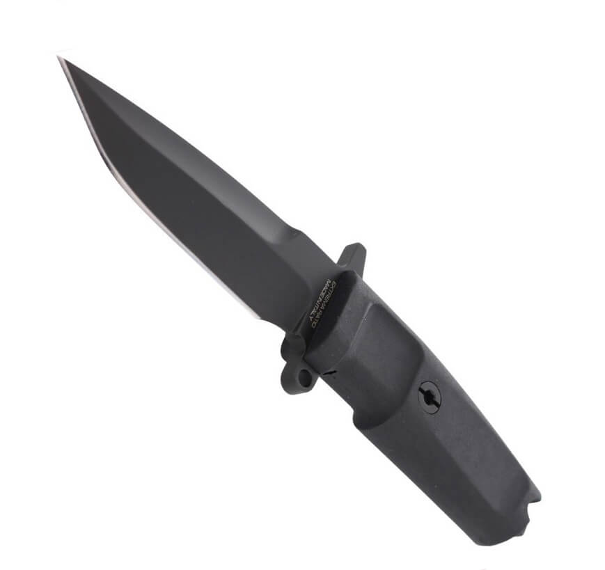 Couteau de combat de Extrema Ratio COL MOSCHIN C BLACK. Avec manche en forprène et lame de 16 cm.