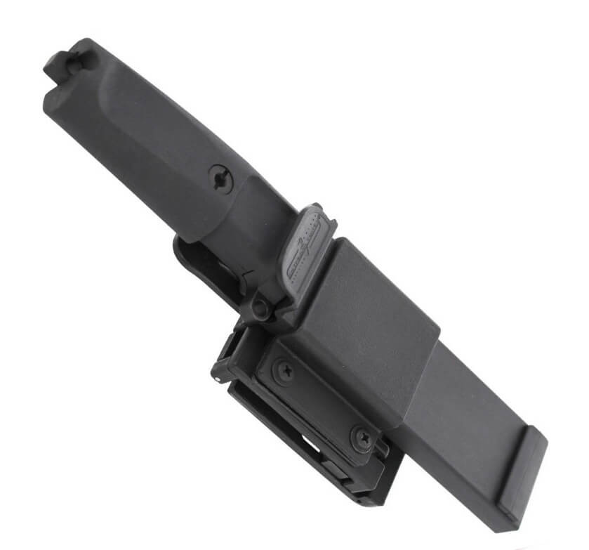 Couteau de combat de Extrema Ratio COL MOSCHIN C BLACK. Avec manche en forprène et lame de 16 cm.