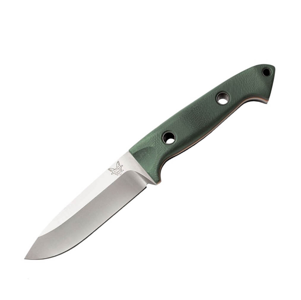 Benchmade cuchillo bushcrafter 162 con mango de G10 verde