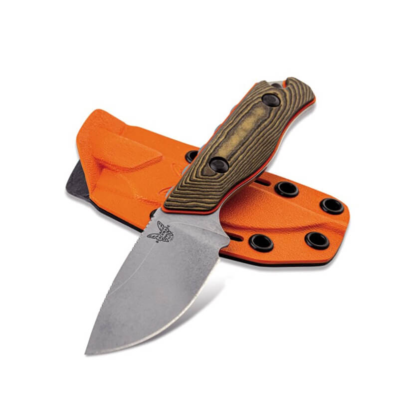 Cuchillo de supervivencia Benchmade Hidden Canyon Hunter con mango de Richlite 15017-1