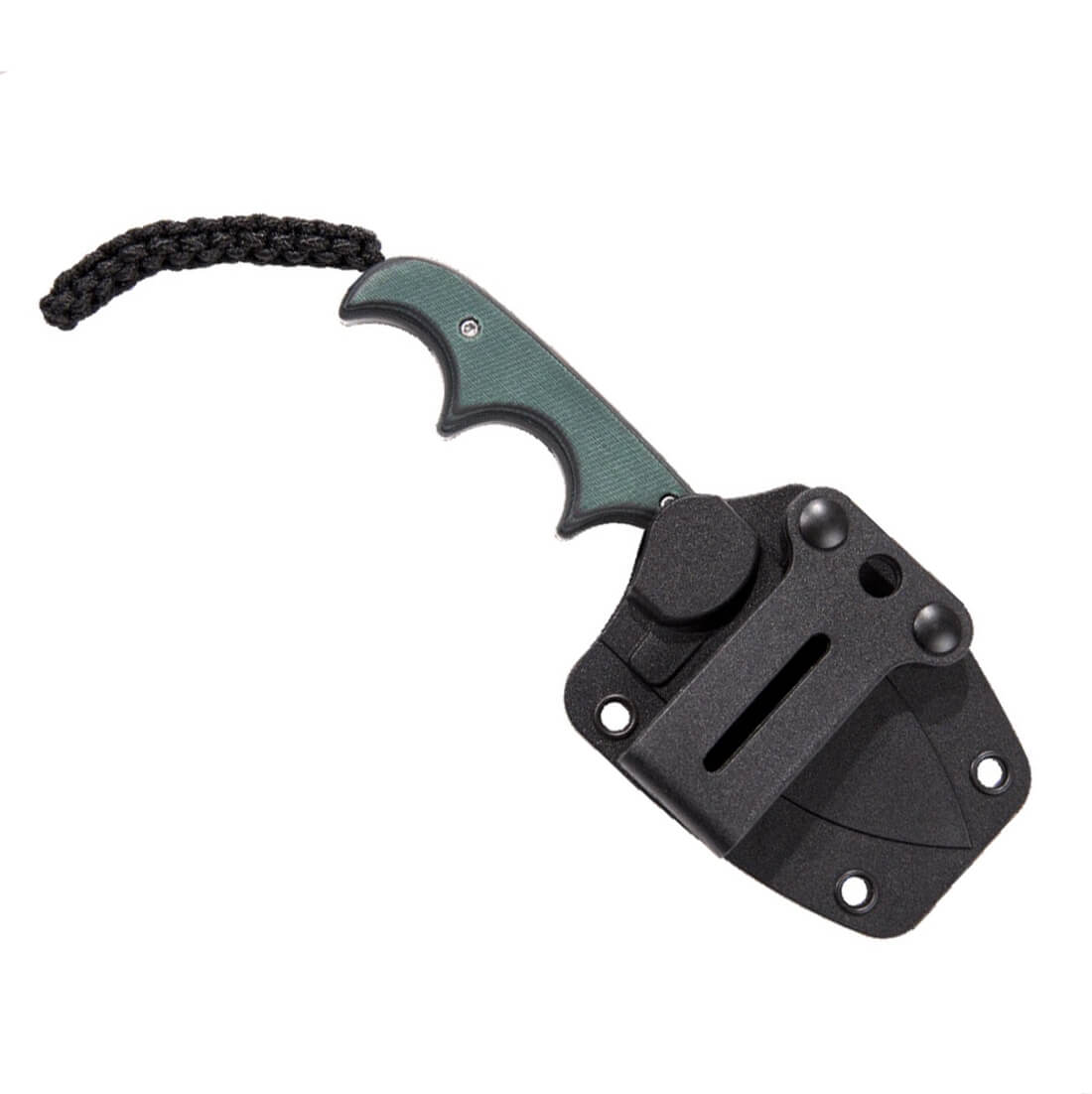 Cuchillo de cuello CRKT Minimalist Spear Point 2396 con funda kydex