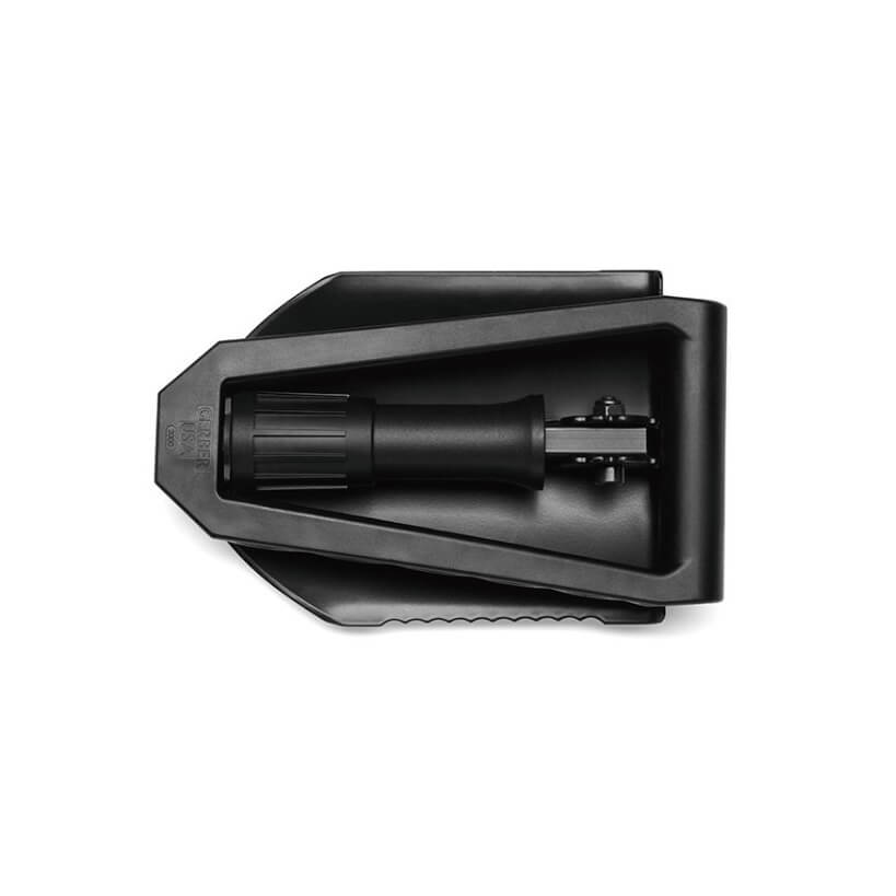 Pala plegable Gerber e-tool folding spade 30-000075 de aluminio negro