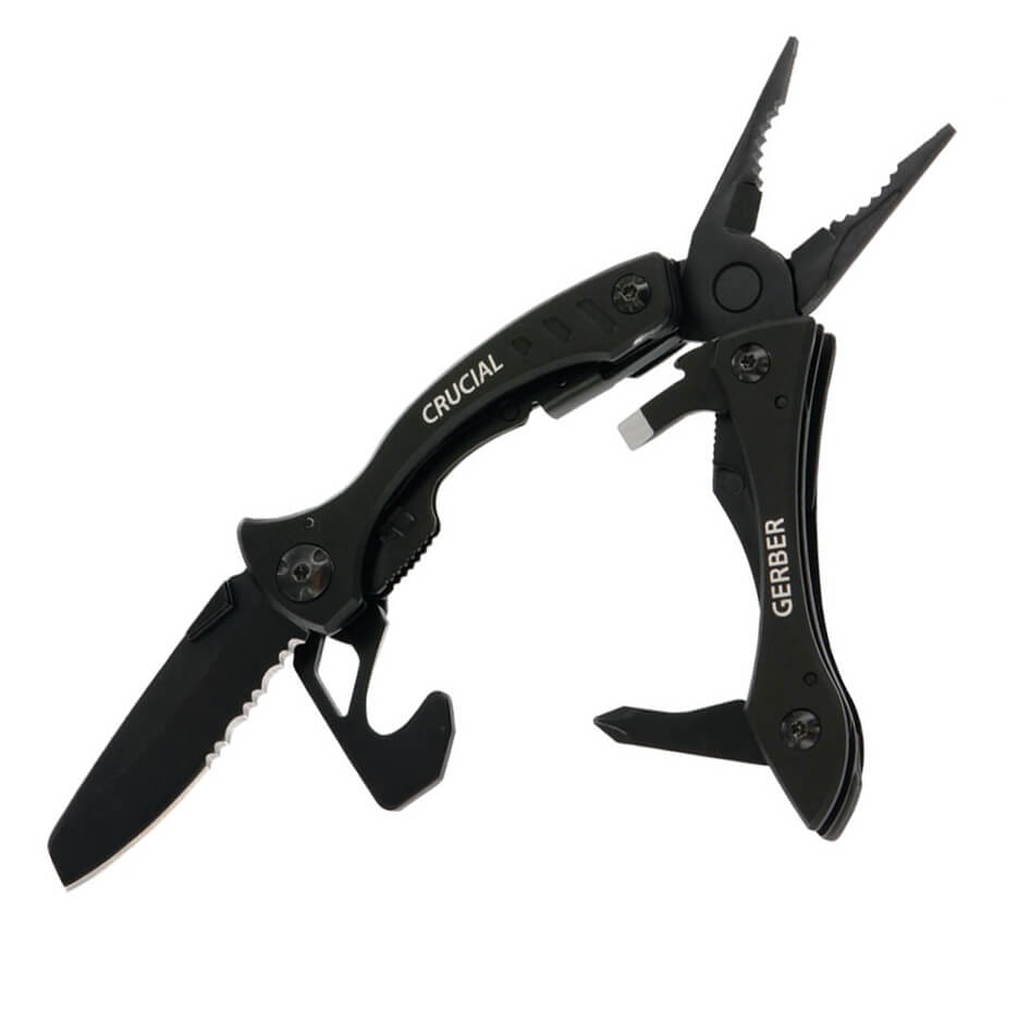 Alicate multiusos Gerber Crucial 31-001518 con mango negro