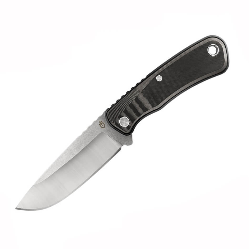 Cuchillo táctico Gerber downwind fixed DP Black 30-001817 con man...