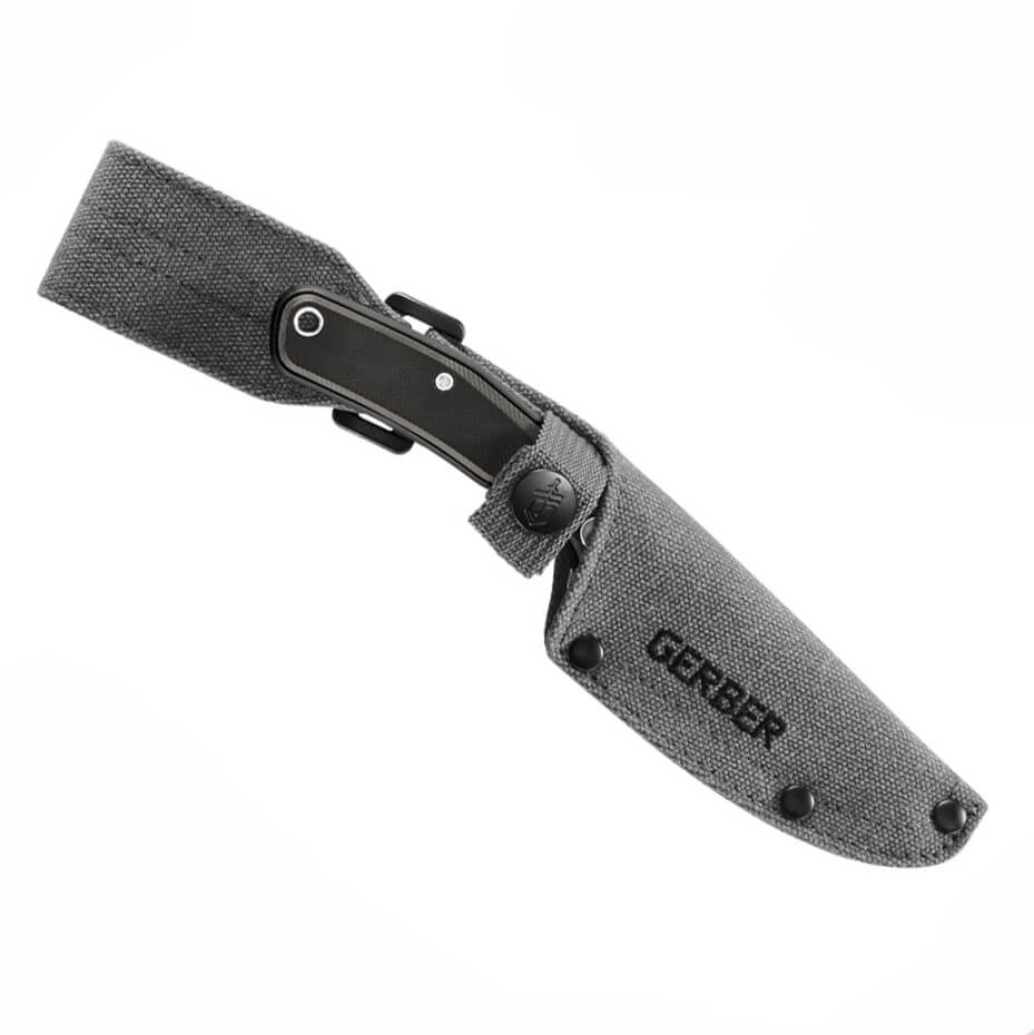 Couteau tactique Gerber downwind Caper Black 30-001820 avec manche G10 noir
