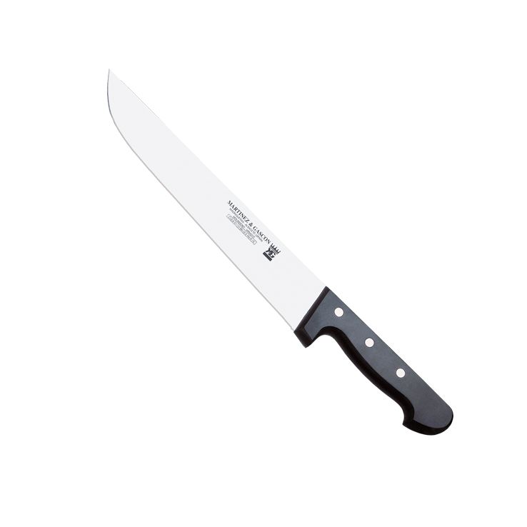 Cuchillo carnicero con hoja de 36 cm y mango de POM Martinez y Ga...