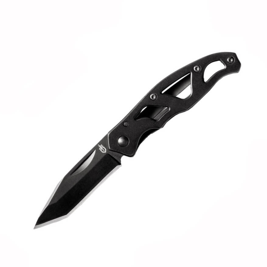 Navaja de bolsillo Gerber Paraframe mini Tanto Black plain 31-003...