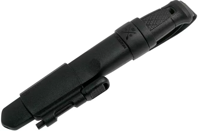 Cuchillo bushcraft Garberg Blackblade con Kit de supervivencia 13915 