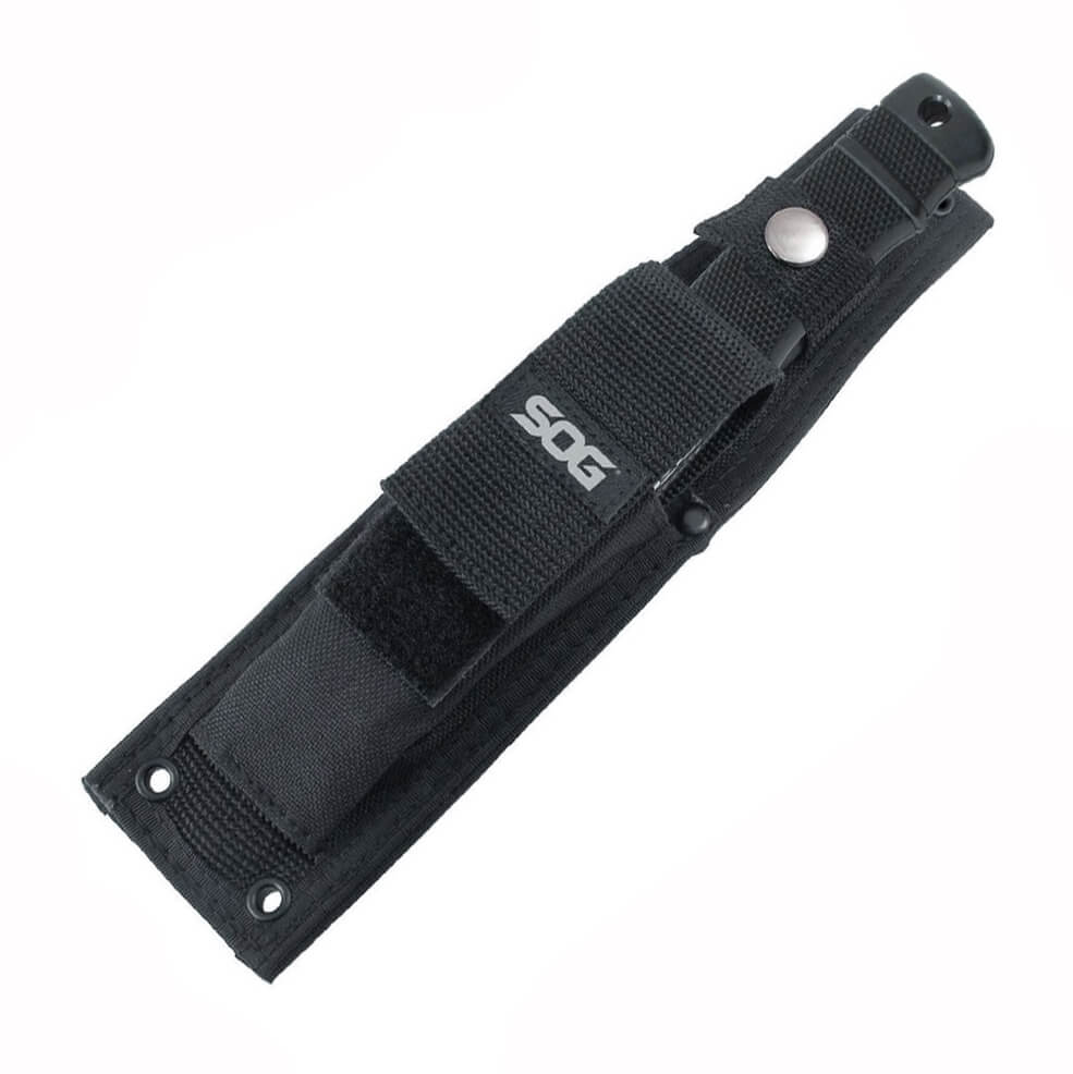 Cuchillo táctico SOG Seal pup M37N-CP con funda de de nylon y hoja semidentada