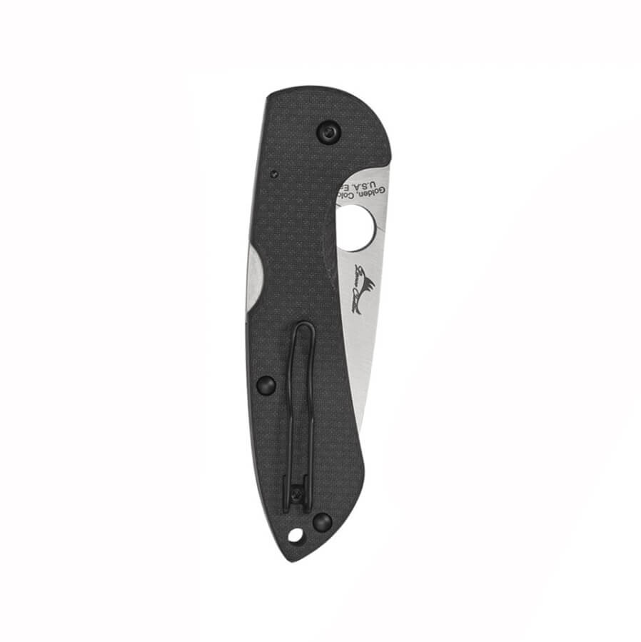 Spyderco Siren tactical folding knife with carbon fiber handles and steel blade CPM-S90V C247CFP