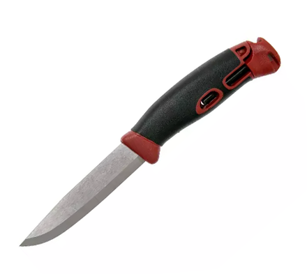 Cuchillo bushcraft Morakniv Companion Spark Red de 10,4 cm con pe...