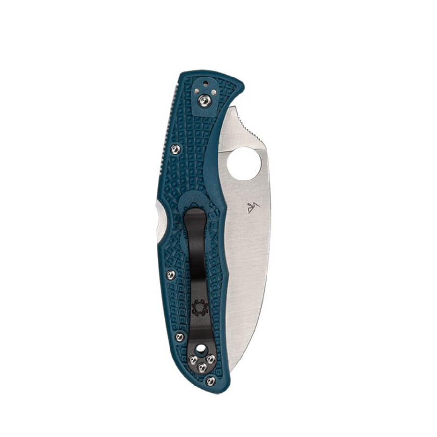 Navaja Spyderco Endura 4 Wharncliffe con mango de FRN azul C10FPWK390
