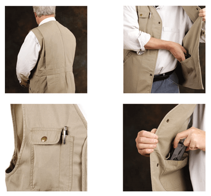 Colete tático Ka-Bar TDI. Cor Cáqui - Tamanho grande 1492-L