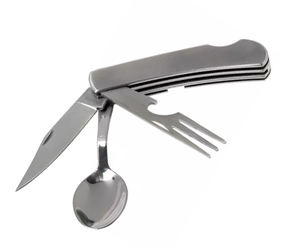 Navaja de camping Ka-Bar Original HOBO 1300 - Kit cubiertos