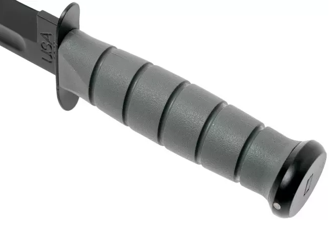 Cuchillo de combate Ka-Bar Full Size Foliage Green 5011 - Hoja de 17,8 cm y mango de Kraton.