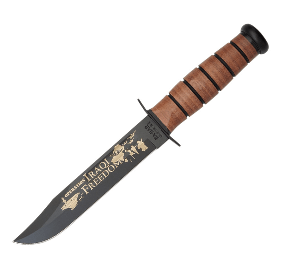 Ka-Bar 9131 Couteau commémoratif de la liberté irakienne - Armée des États-Unis