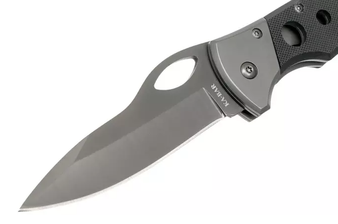 Cuchillo de bolsillo Ka-Bar Agama Folder 3076 - Hoja clip point de 9,5 cm en acero inoxidable