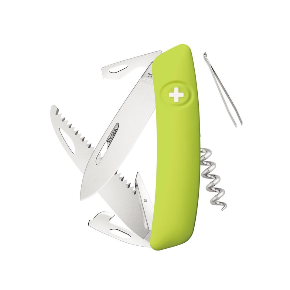 Navaja multiusos Swiza D05 Moss con 12 funciones KNI.0050.1080