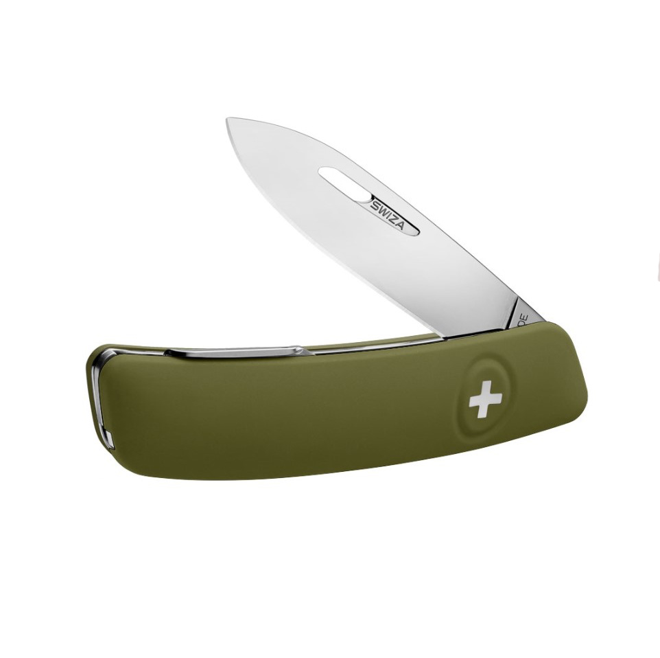 Swiza D01 Olive Green multipurpose knife with 6 functions KNI.0010.1050