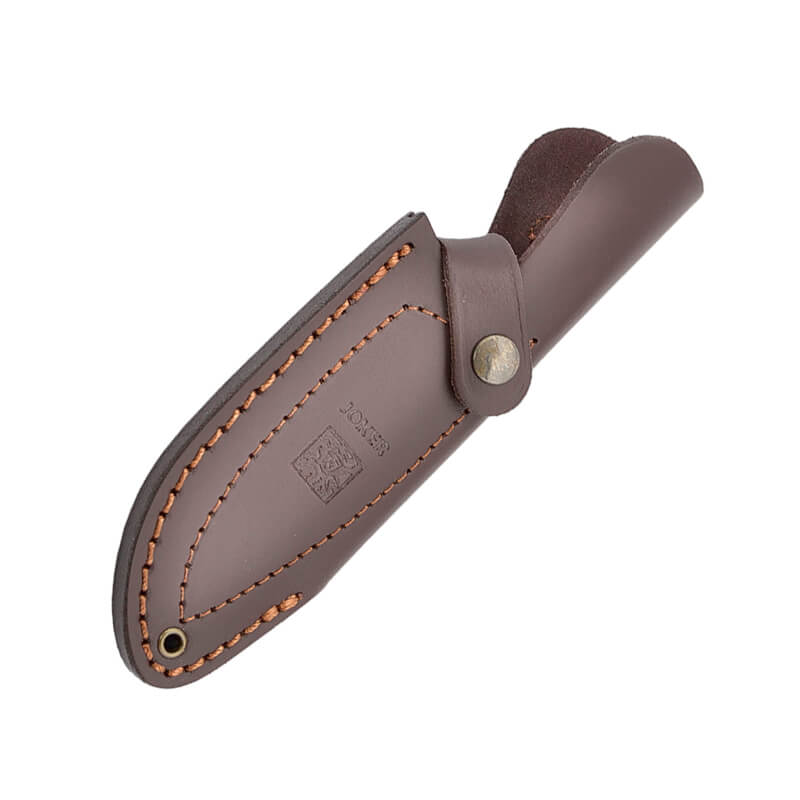 Faca de caça Joker Montés com cabo em micarta marrom e lâmina de 10,5 cm