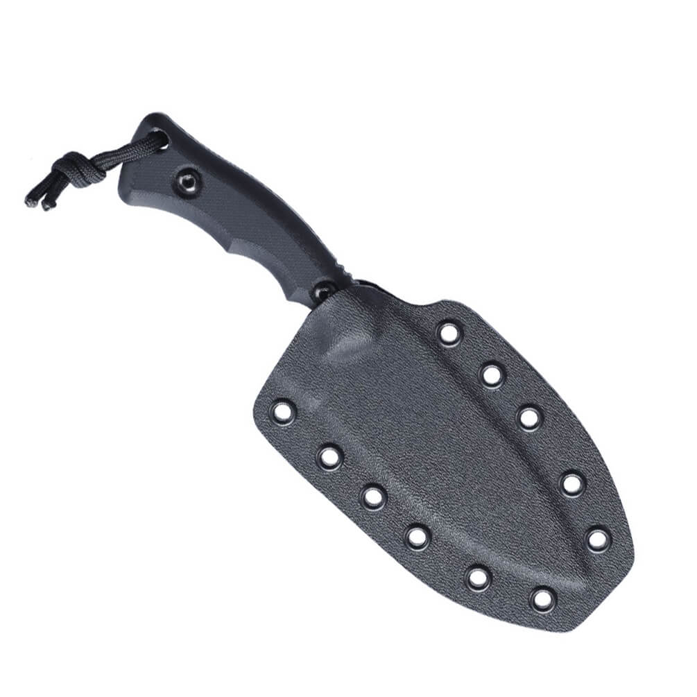 Cuchillo táctico CRKT Bugsy Black 3605KV  Serrated con mango de G10 negro