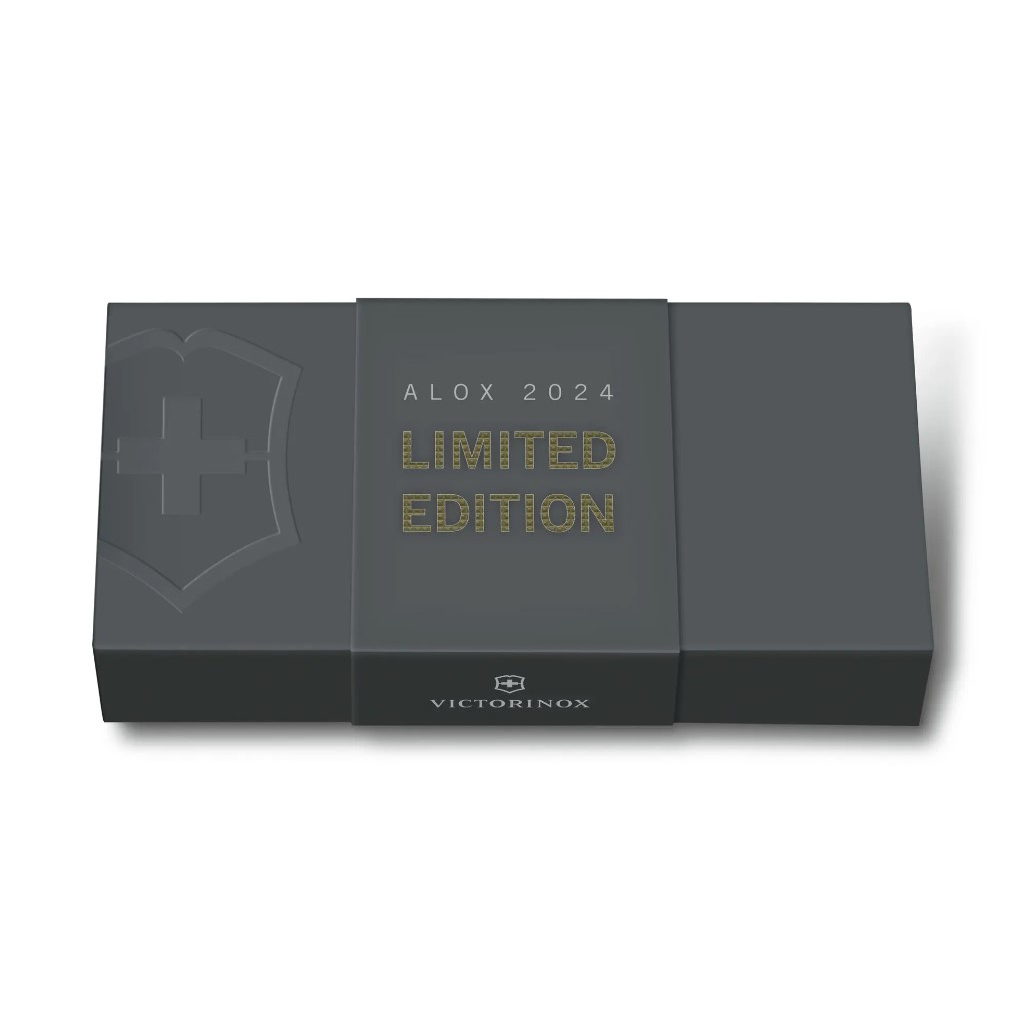 Limitiertes Taschenmesser 2024 Evoke Alox Victorinox braun