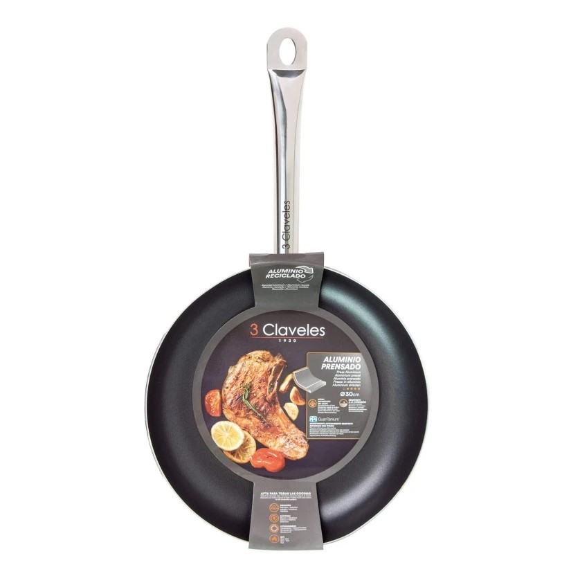 Sartén Antiadherente QuanTanium 3 Claveles Red Special 30 cm