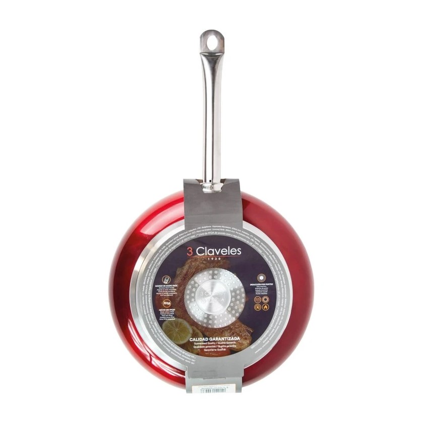 Sartén Antiadherente QuanTanium 3 Claveles Red Special 30 cm