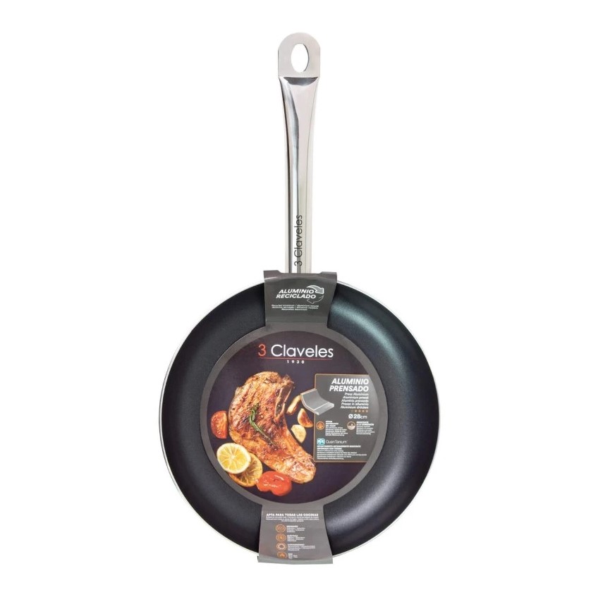 Sartén Antiadherente QuanTanium 3 Claveles Red Special 28 cm