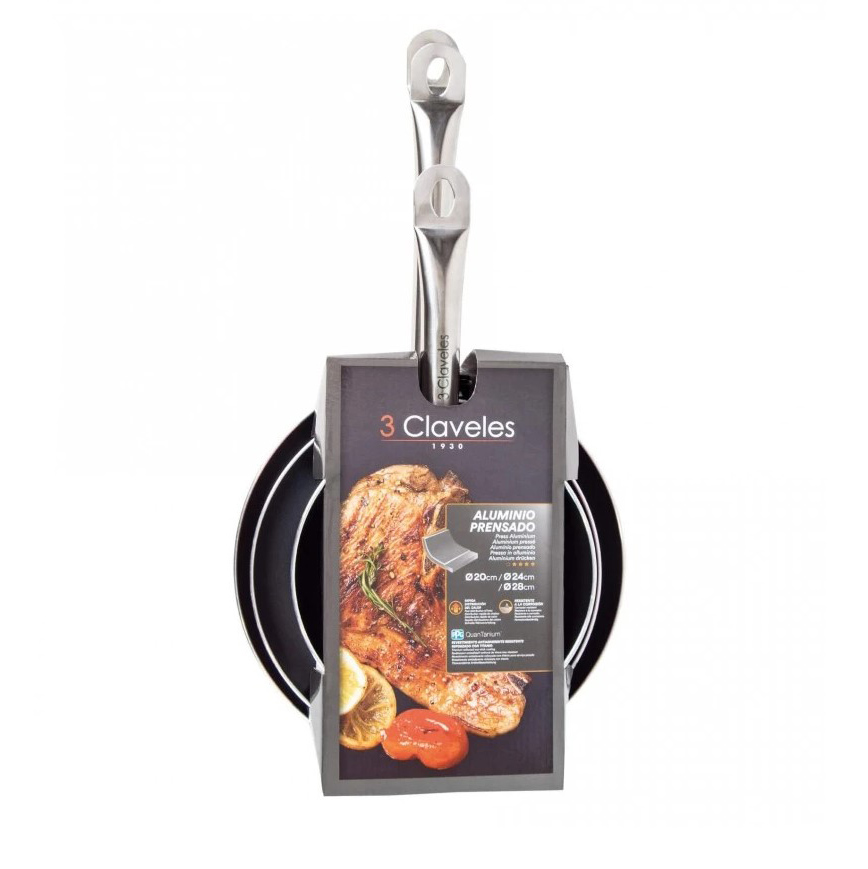 Set de 3 sartenes Red Special 3 Claveles 20 - 24 - 28 cm