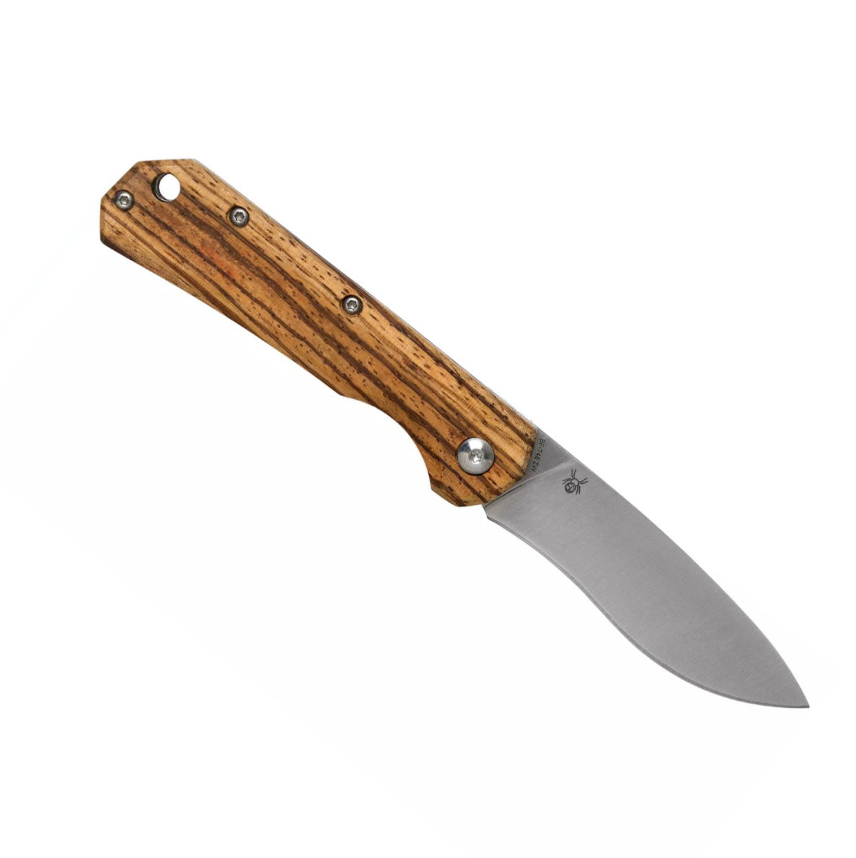 Black Fox Ciol BF-748ZW EDC pocket knife with zebrawood handle