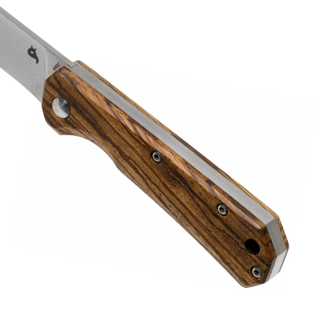 Black Fox Ciol BF-748ZW EDC pocket knife with zebrawood handle