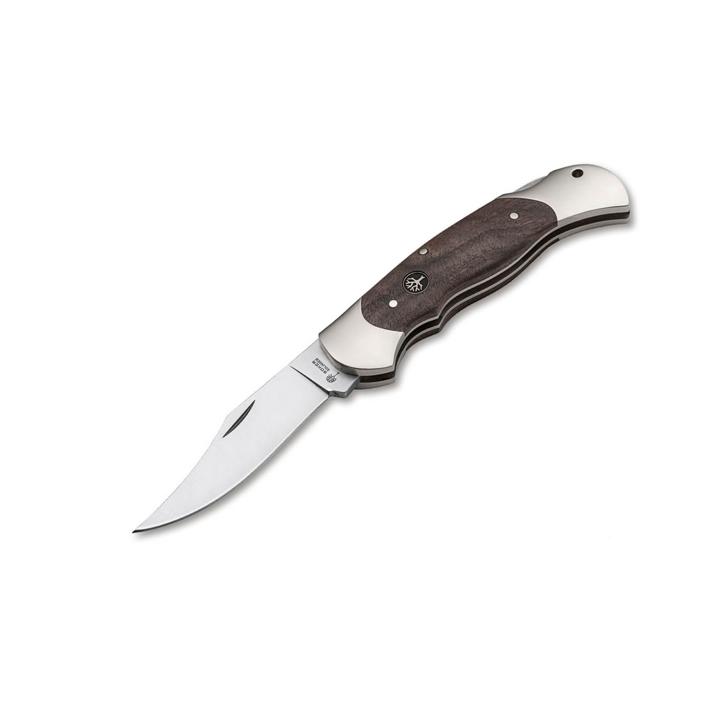 Navaja de bolsillo Boker Optima Walnut Set con hoja de acero 4034