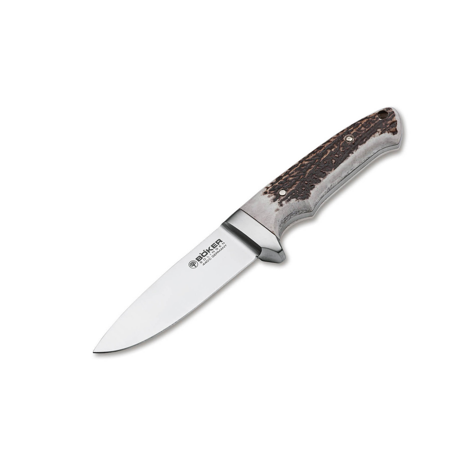 Cuchillo de caza Boker Integral II Stag con hoja de acero 440C