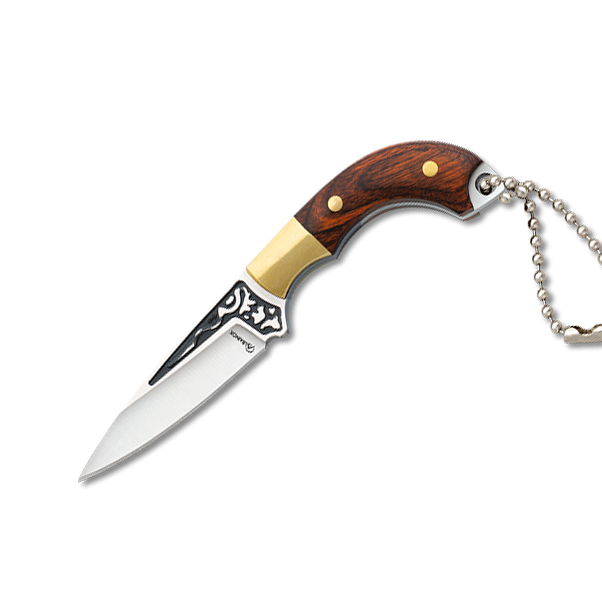 Cuchillo de caza con hoja de 4.7 cm y mango de estamina