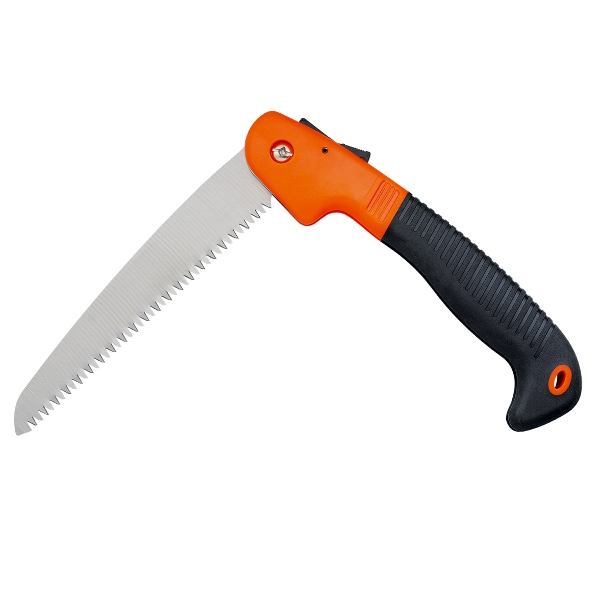 Sierra plegable de 40.5 cm con mango de ABS y goma